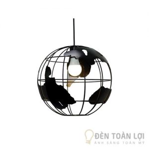 Đèn thả quả địa cầu độc đáo trang trí bàn ăn, bàn cafe