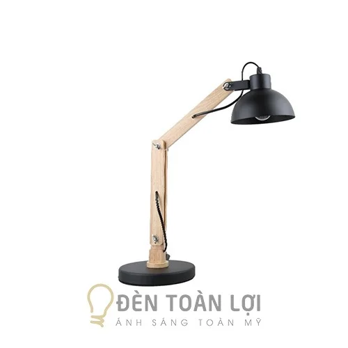 Đèn ngủ nghệ thuật thân gỗ DB23