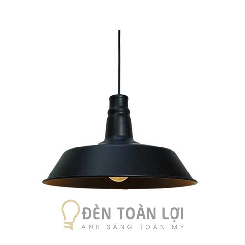 Đèn thả trang trí nghệ thuật Chao màu đen sang trọng