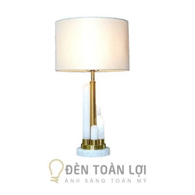 Đèn ngủ để bàn DB8072 xi vàng thân đá trong danh mục đèn ngủ