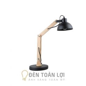 Đèn ngủ Mẫu đèn ngủ để bàn nghệ thuật thân gỗ DB23