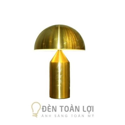 Đèn ngủ để bàn xi vàng cao cấp sang trọng DB34