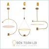 Đèn Thả: Mẫu đèn thả trang trí phòng khách hiện đại THCN 13 - 21