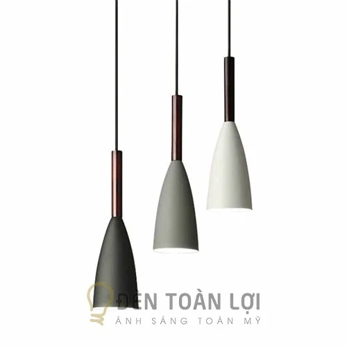 Đèn Thả: Mẫu đèn thả đui gỗ trang trí bàn ăn nhỏ nhắn dễ thương