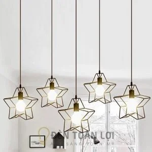 Đèn thả ngôi sao khung sắt trang trí giá rẻ ở TPHCM