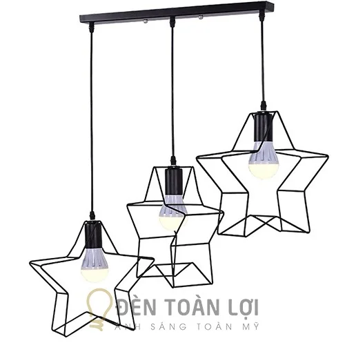 Đèn thả ngôi sao khung sắt trang trí giá rẻ ở TPHCM