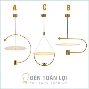 Đèn Thả: Mẫu đèn thả trang trí phòng khách hiện đại THCN 13 - 21