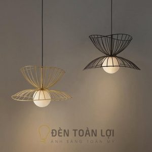 Đèn thả trang trí bằng sắt nghệ thuật trang trí phòng ngủ