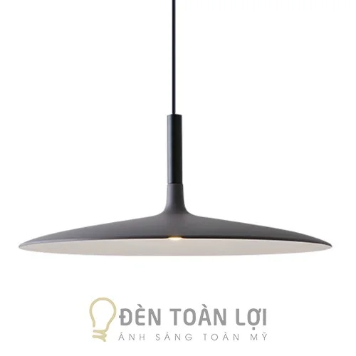 đèn thả bàn ăn hiện đại màu đen đơn giản