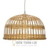 Đèn mây tre trang trí nội thất quán cafe lớn, hệ thống nhà hàng