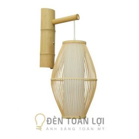 Đèn mây tre gắn tường trang trí phòng khách sạn1