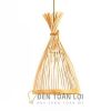 Đèn mây tre thả kiểu cột đầu trang trí nhà hàng1