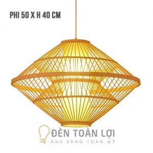 Đèn thả mây tre trang trí bàn ăn, phòng khách gia đình