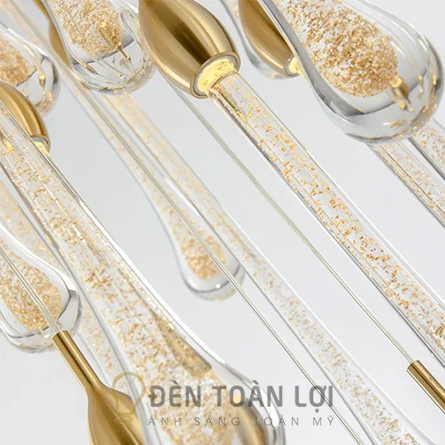 Đèn Thả: Mẫu đèn thả thông tầng trang trí cầu thang THD.15/9