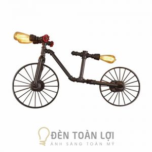 Đèn Thả: Mẫu đèn thả trang trí quán cafe hình cây xe đạp