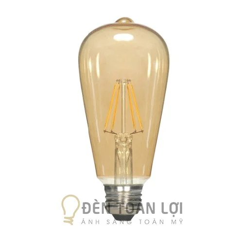 Bóng đèn LED Edison ST64 4W Vỏ Vàng