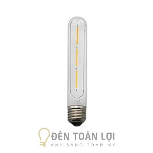 Bóng đèn màu bóng kiểu T30 dài 18 cm 3W trang trí quán trà sữa