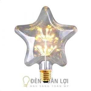 Bóng Đèn: Hình ngôi sao mẫu LED hoa trang trí quán cafe