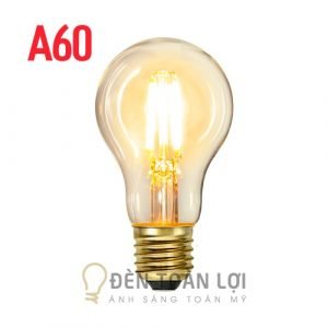 Bóng Đèn: Bóng LED Edison A60 4W vỏ vàng