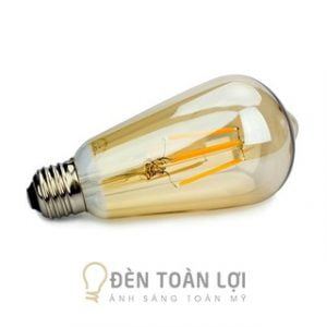 Bóng Đèn Bóng LED Edison ST64 4W vỏ vàng 1