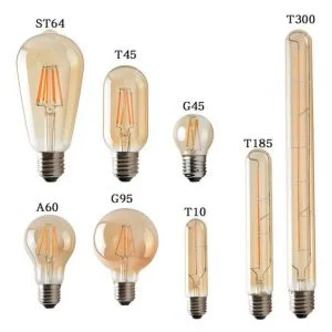 Bóng Đèn: Bóng LED Edison G45 4W vỏ vàng