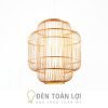 Đèn Mây Tre: Mẫu đèn mây tre đan trang trí chùa, nhà gỗ đẹp