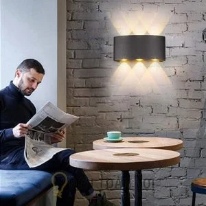 Đèn Vách: Mẫu đèn vách chiếu tường trên dưới 3 tia giá rẻ