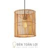 Đèn mây đan trên khung sắt đẹp giá rẻ nhỏ gọn2