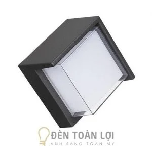 Mẫu đèn vách ngoài trời dạng hộp trang trí cực đẹp