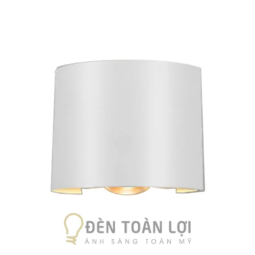 Đèn vách màu đen chiếu tường 2 tia LED