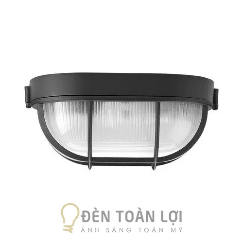 Đèn vách ngoài trời màu đen