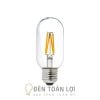 Mẫu bóng đèn LED T45 kiểu trang trí quán trà sữa