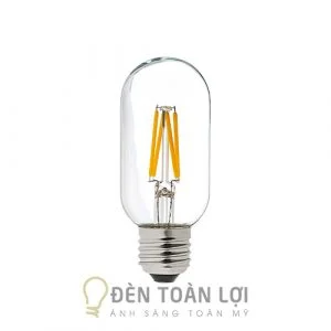 Mẫu bóng đèn LED T45 kiểu trang trí quán trà sữa