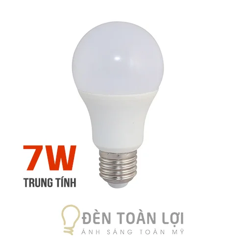 Bóng đèn màu bóng Bulb kín nước 7W ánh sáng trung tính