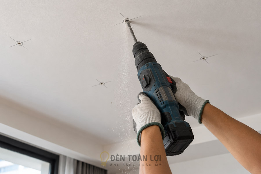 Đèn Ốp Trần Phòng Khách: Chọn Cỡ, Chọn Mẫu Và Cách Lắp
