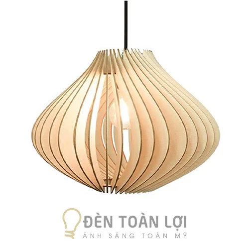 Đèn gỗ thả trần TL061