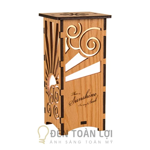 Đèn gỗ ngủ để bàn TL088
