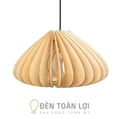 Đèn gỗ thả trang trí TL062
