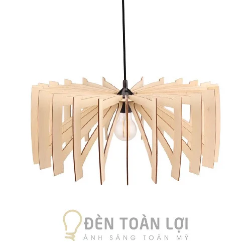 Đèn gỗ thả trang trí TL083