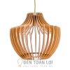 Đèn Gỗ: Đèn thả bằng gỗ trang trí bàn làm việc tuyệt đẹp TL081