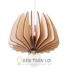 Đèn Gỗ: Mẫu đèn gỗ thả trần trang trí phòng khách TL051