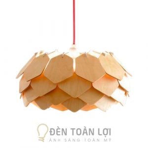 Đèn Gỗ: Một mẫu đèn gỗ trang trí bàn ăn tuyệt đẹp TL077