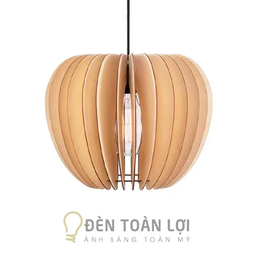 Đèn gỗ hình trái táo TL039