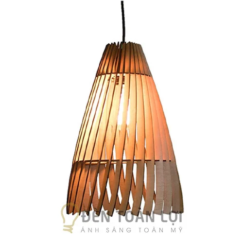 Đèn gỗ màu đen trang trí TL032