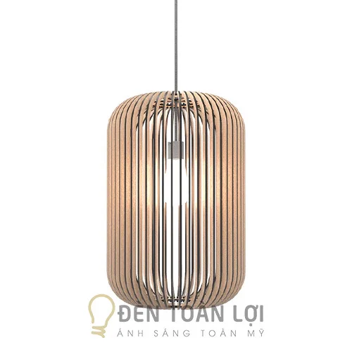 Đèn gỗ màu đen trang trí bàn đầu giường phòng ngủ TL029
