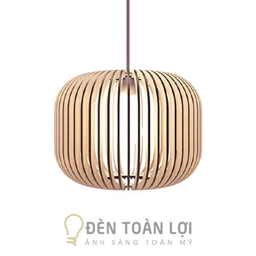 Đèn gỗ màu đen TL024