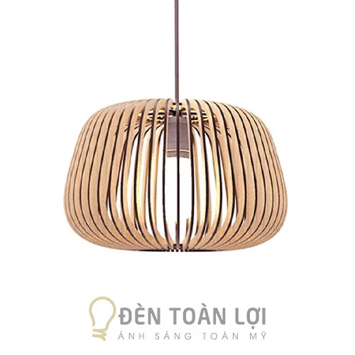 Đèn gỗ màu đen TL023