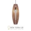 Đèn Gỗ: Mẫu đèn gỗ thon dài trang trí hành lang lỗi đi TL026