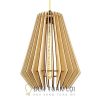 Mẫu đèn thả trang trí bàn ăn bằng gỗ TL017