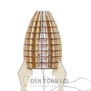 Đèn Gỗ: Mẫu gỗ để bàn trang trí phòng ngủ cho bé trai TL086